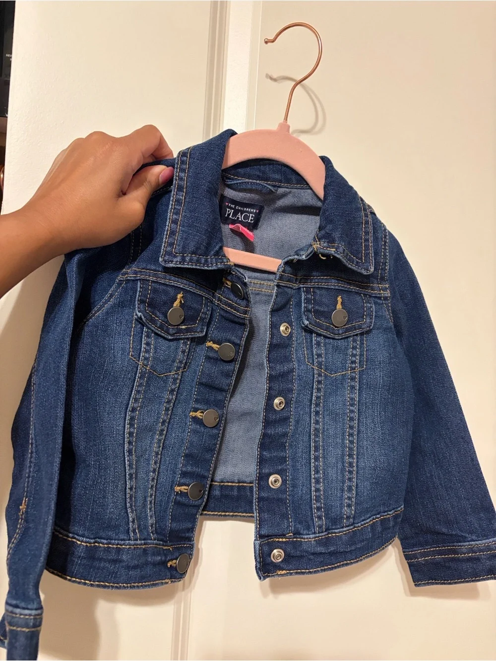 The Children's Place Dark Blue Denim Jean Jacket
